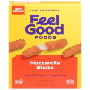 Feel Good Foods Mozzarella Sticks 9/8 Oz [UNFI #80020]