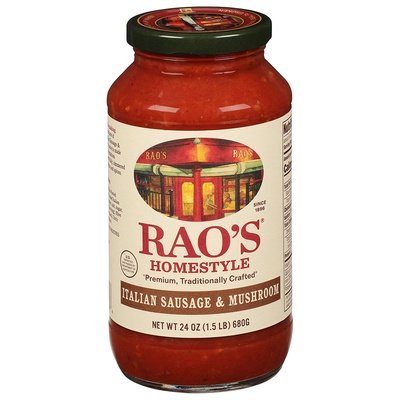 Raos Sausage And Mushroom 12/24 Oz [UNFI #26946]