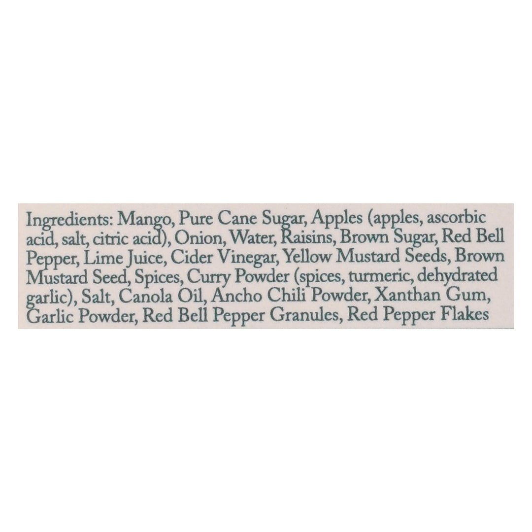 Stonewall Kitchen Mango Fresh Chutney 12/8.5 Oz [UNFI #32668]