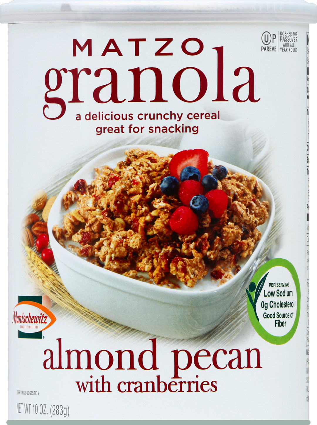 Manischewitz Cereal Almond Pecan Granola 12/10 Oz [UNFI #68604]