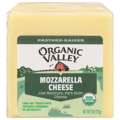 Organic Valley Mozzarella Part Skim 12/8 Oz [UNFI #10267]