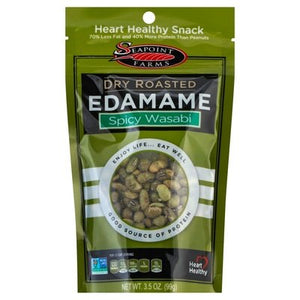 Seapoint Farms Dry Roasted Wasabi 12/3.5 Oz [UNFI #20726]
