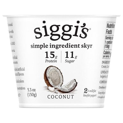 Siggis Coconut 12/5.3 Oz [UNFI #14348]