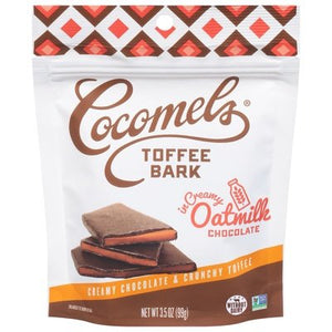 Cocomels Vegan Toffee Bark Chocolate 6/3.5 Oz [UNFI #04689]