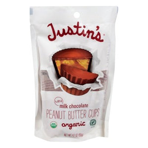 Justins Mini,Milk Chocolate 6/4.7 Oz [UNFI #28177]