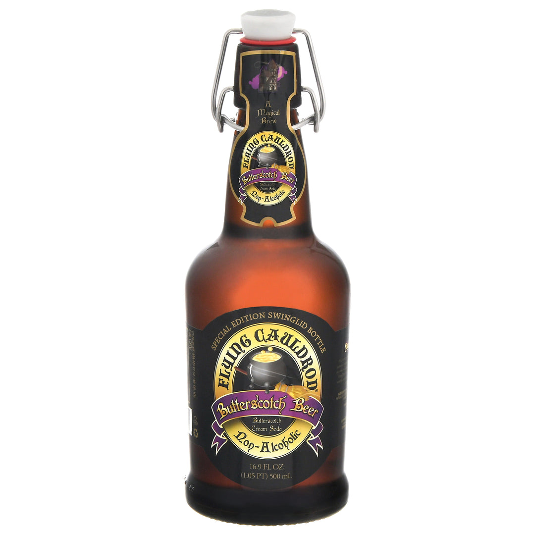 Flying Cauldron Butterscotch Beer Swinglid 12/16.9 Z [UNFI #34833] T