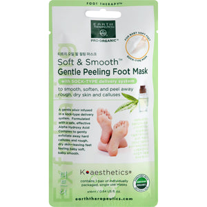 Earth Therapeutics Mask Gentle Peeling 1 Pair [UNFI #42247] T