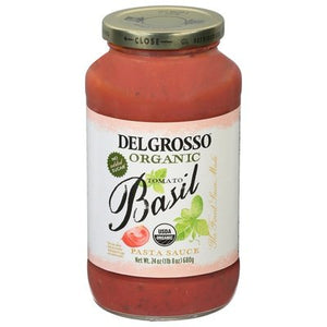 Delgrosso Organic Tomato Basil 12/24 Oz [UNFI #63058]