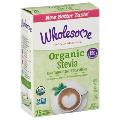 Wholesome Stevia 75 Count 6/2.65 Oz [UNFI #01031]