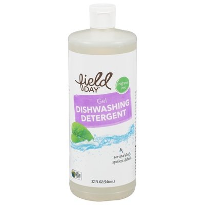 Field Day Gel Fragrance-Free Dishwashing Detergent 12/32 Oz [UNFI #31339] T