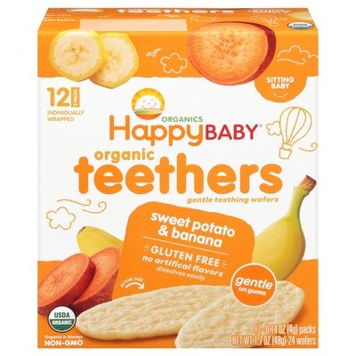 Happy Baby Banana & Sweet Potato 6/1.7 Oz [UNFI #58768]