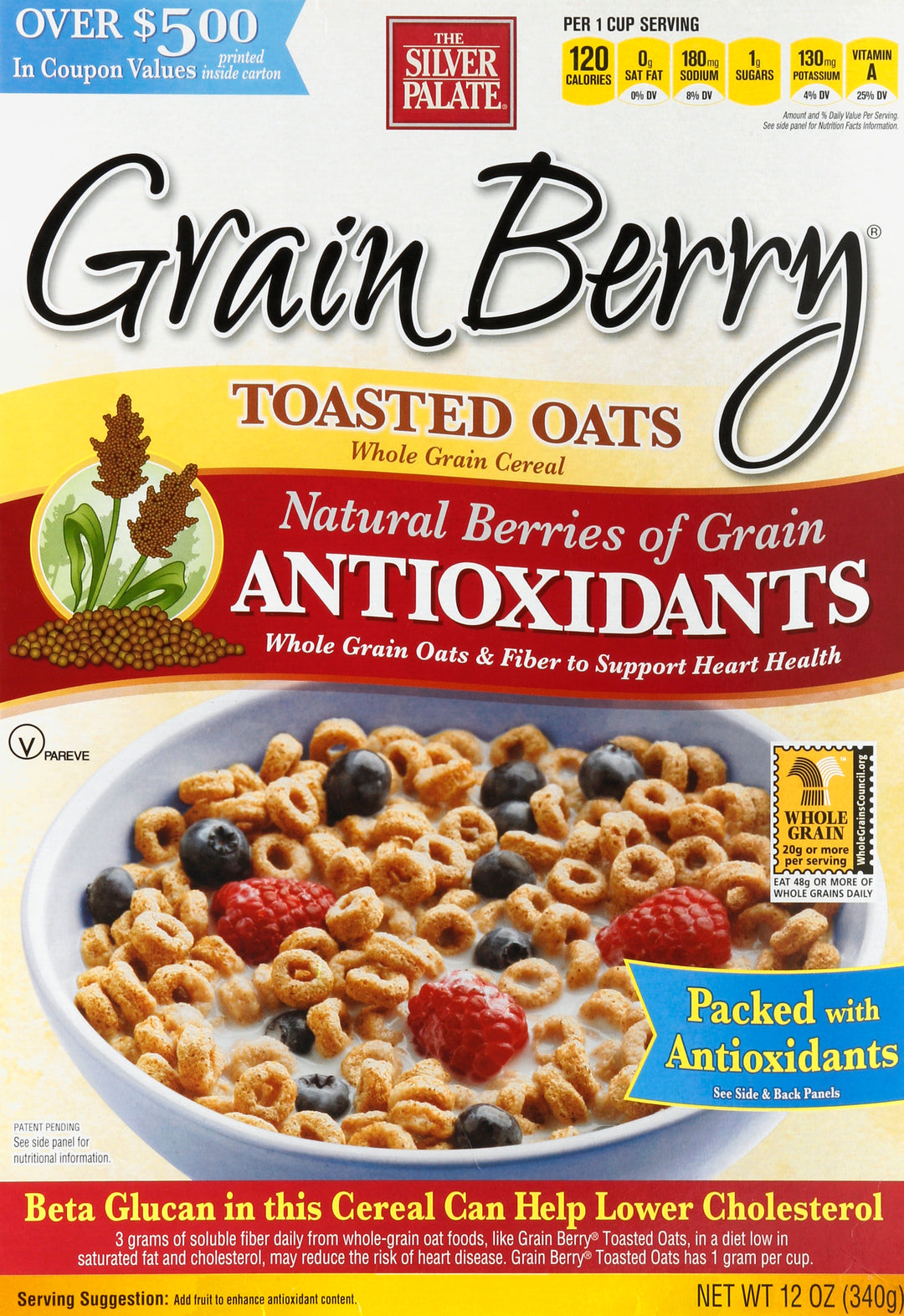 Grain Berry Toasted Oats Whole Grain 6/12 Oz [UNFI #43845]