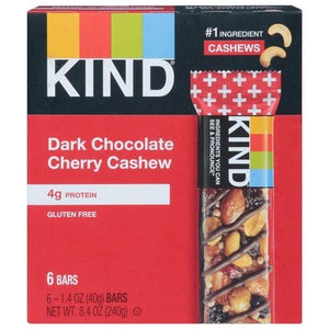 Kind Dark Chocolate Cherry Cashew 10/6/1.4 Oz [UNFI #84543]