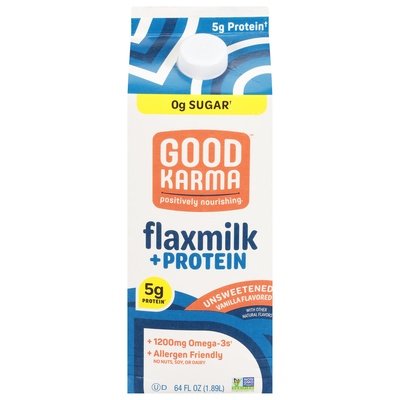 Good Karma Vanilla Unsweetened Protein+ 6/64 Oz [UNFI #13813]