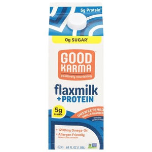 Good Karma Vanilla Unsweetened Protein+ 6/64 Oz [UNFI #13813]