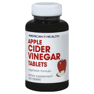 American Health Apple Cider Vinegar 200 Tab [UNFI #84902] T