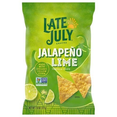Late July Snacks Clasico Jalapeno Lime 12/7.8 Oz [UNFI #84862]