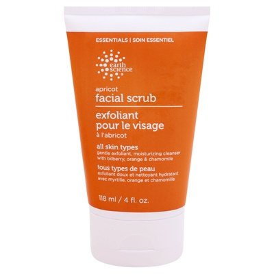 Earth Science Apricot Facial Scrub Mild 4 Oz [UNFI #55421] T