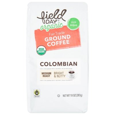 Field Day Ground Coffee - Columbian 6/10 Oz [UNFI #24143]