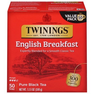 Twinings English Breakfast 6/50 Bag [UNFI #80816]