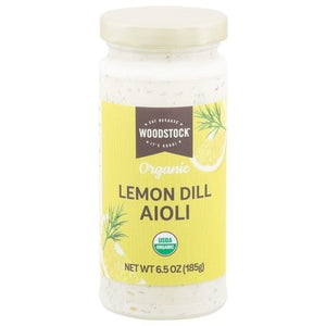 Woodstock Lemon Dill Aioli 6/6.5 Oz [UNFI #01538]