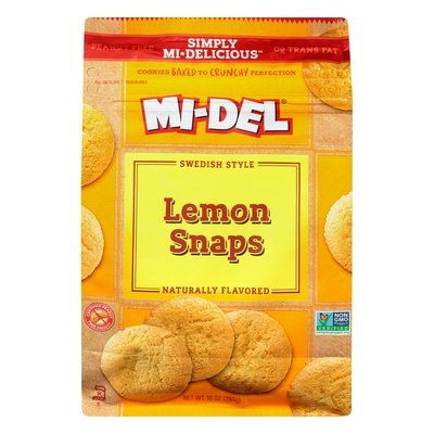 Mi-Del Snaps Lemon 8/10 Oz [UNFI #15360]
