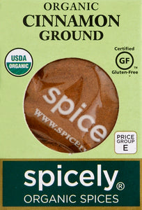 Spicely Organics Cinnamon Ground 6/.45 Oz [UNFI #14252]