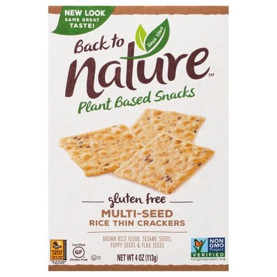 Back To Nature Rice Thin Multi-Seed 12/4 Oz [UNFI #89563]