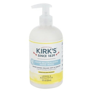 Kirks Hand Soap Lemon & Eucalyptus 12 Oz [UNFI #14711] T