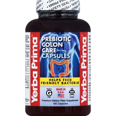 Yerba Prima Prebiotic Colon Care Formula 180 Cap [UNFI #40703] T