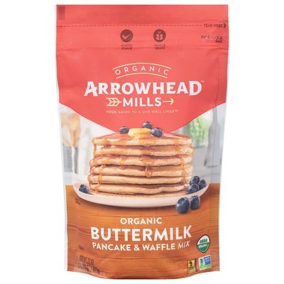 Arrowhead Mills Pancake Waffle Mix Buttermilk 6/22 Oz [UNFI #50353]