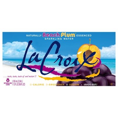 Lacroix Beach Plum 3/8/12 Oz [UNFI #66537] T