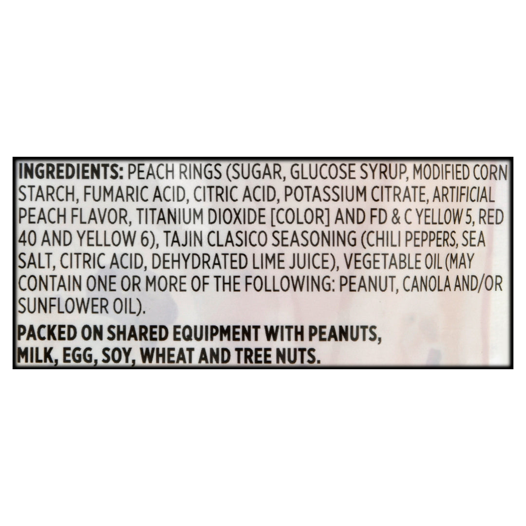 Snak Club Tajin Peach Rings 6/5 Oz [UNFI #89247]