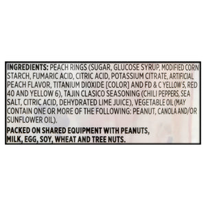 Snak Club Tajin Peach Rings 6/5 Oz [UNFI #89247]