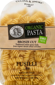Cucina & Amore Pasta Fusilli 12/16 Oz [UNFI #63886]