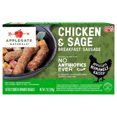 Applegate Farms Chicken & Sage Breakfast 12/7 Oz [UNFI #71384]