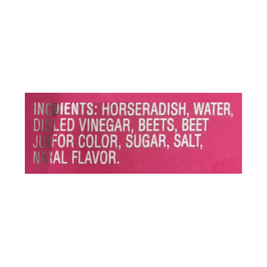 Manischewitz Traditional Red Horseradish 6/8 Oz [UNFI #02259]