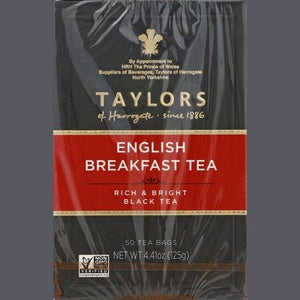 Taylors Of Harrogate English Breakfast 6/50 Bag [UNFI #31641]