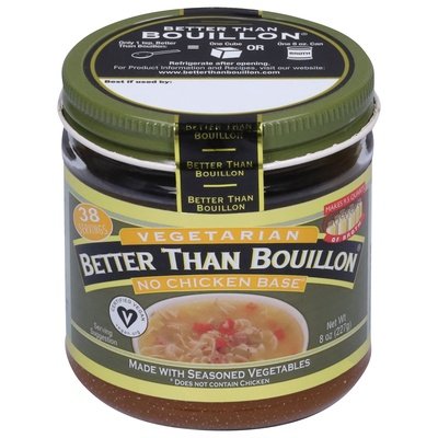 Better Than Bouillon Vegan No Chicken Base 6/8 Oz [UNFI #37554]