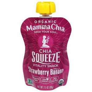 Mamma Chia Strawberry Banana 16/3.5 Oz [UNFI #80988]