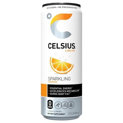 Celsius Sparkling Orange 12/12 Oz [UNFI #15488] T
