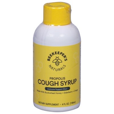 Beekeepers Naturals Propolis Cough Syrup 4 Oz [UNFI #52556] T