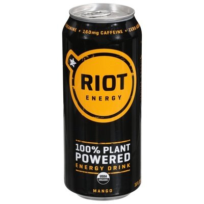 Riot Energy Mango 12/16 Oz [UNFI #57088] T