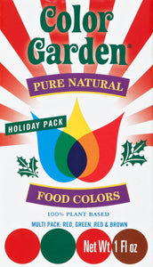 Color Garden Food Color Natural Holiday 12/1 Oz [UNFI #23475]