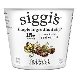 Siggis 2% Vanilla & Cinnamon Skyr 12/5.3 Oz [UNFI #48929]