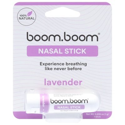 Boomboom Lavender Nasal Stick 6/1 Ct [UNFI #21837] T