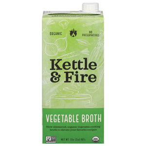 Kettle & Fire Vegetable Broth 8/32 Oz [UNFI #53184]