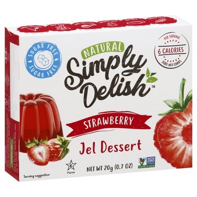 Simply Desserts Strawberry 6/.7 Oz [UNFI #30645]