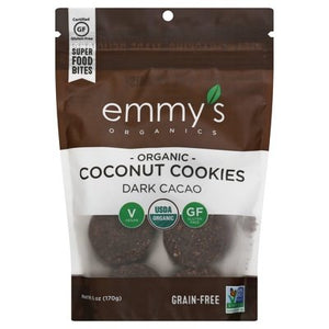 Emmys Organics Dark Cacao Gf 8/6 Oz [UNFI #42157]