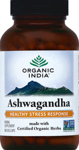 Organic India Ashwagandha Capsules 180 Vcap [UNFI #40258] T